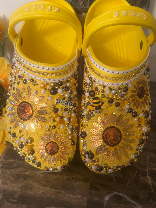 Sunflower Crocs