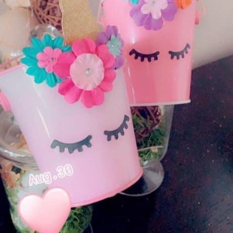 Unicorn or Batman Party Favors Pails