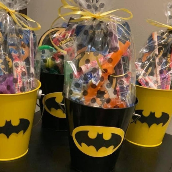 Unicorn or Batman Party Favors Pails