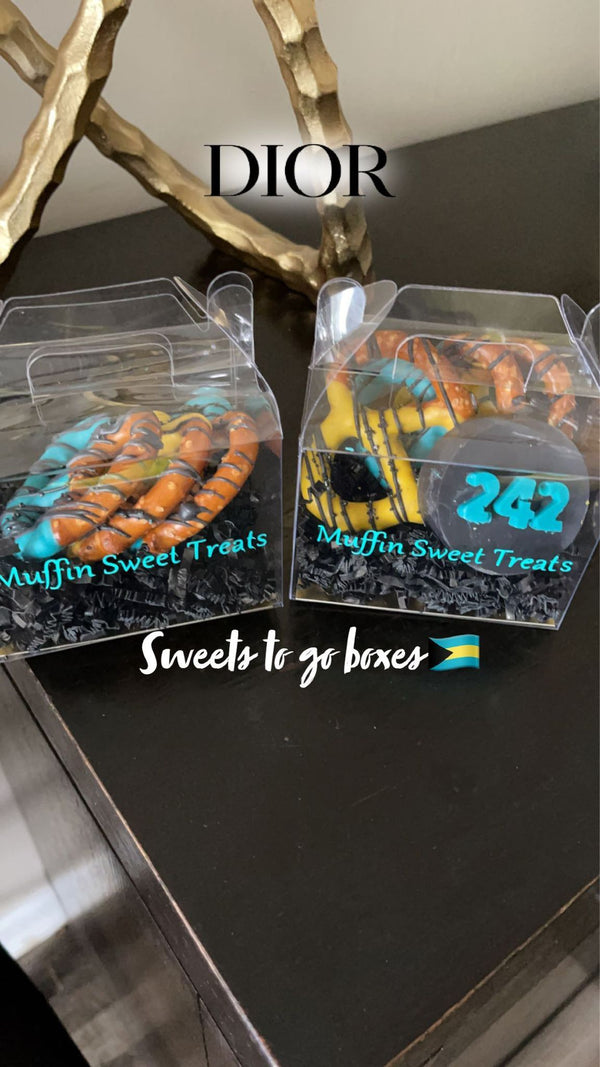 Drizzled chocolate pretzel rods