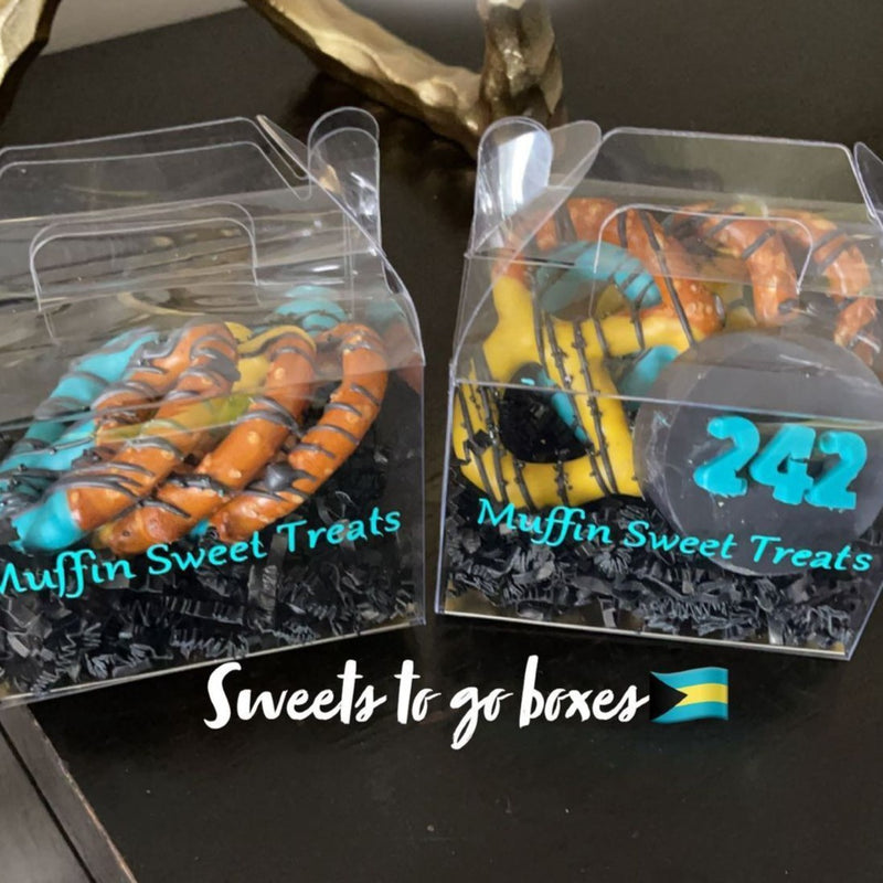 Drizzled chocolate pretzel rods